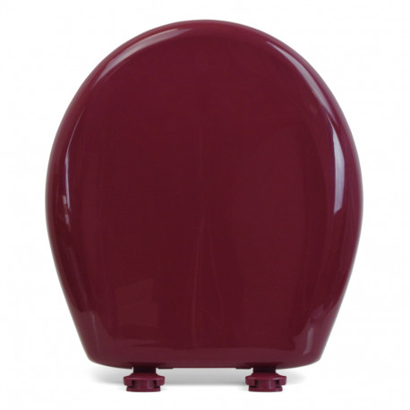 Bemis 200SLOWT (Ruby) Premium Plastic Soft-Close Round Toilet Seat Bemis